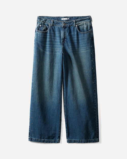 Jeans Wide Leg Estrellas