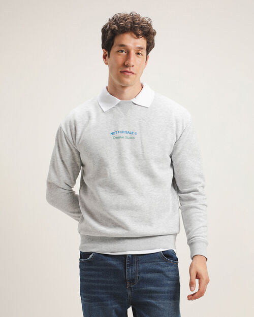 Sudadera Cerrada Estampada