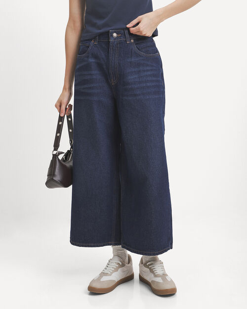 Culotte Jeans Marino