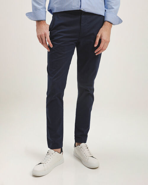 Pantalón Fit Skinny Azul