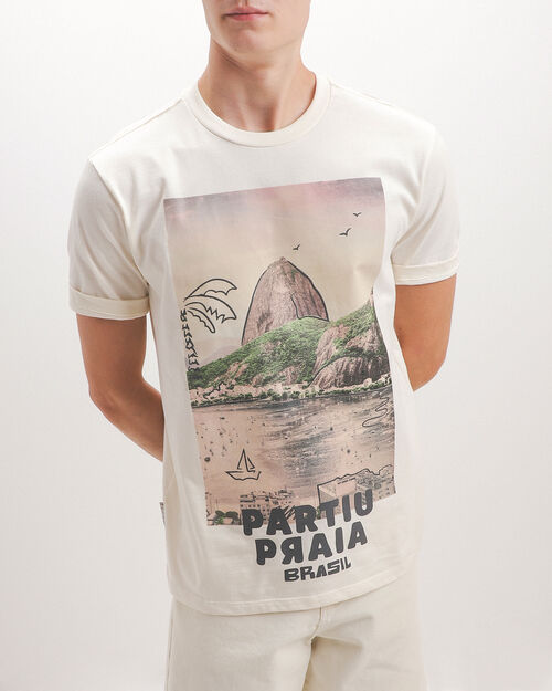 Playera Beige Con Dise&ntilde;o