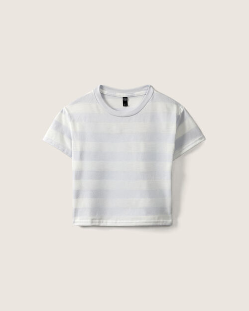 Playera Manga Corta Rayas