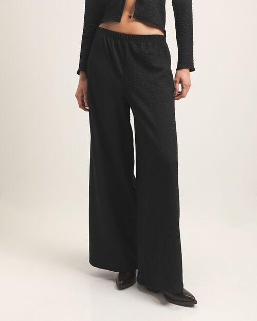 Pantal&oacute;n Negro Textura