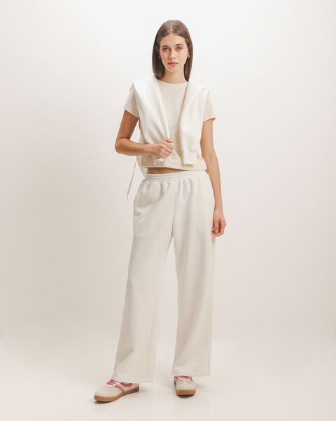 Jogger Blanco Straight