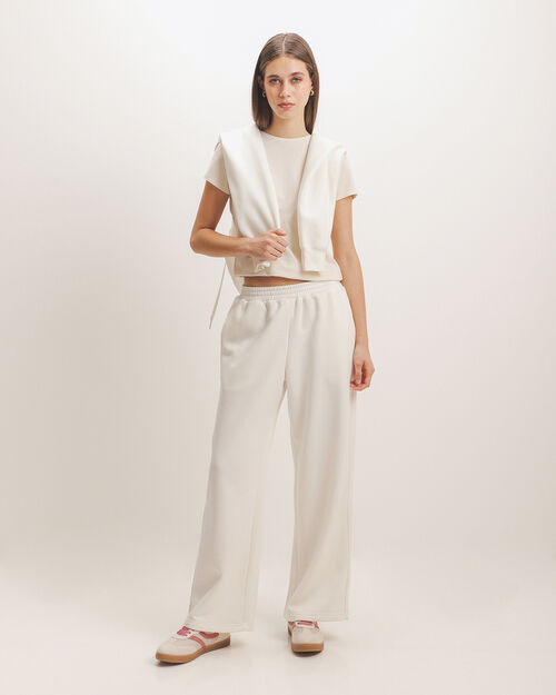 Jogger Blanco Straight