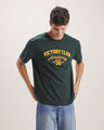 Playera Estampada Fit Relaxed,VERDE OBSCURO