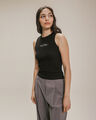 Tank Top Blanco,NEGRO
