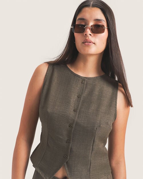 Chaleco Verde Textura