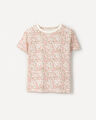 Playera Oversize Rayas,BLANCO HUESO