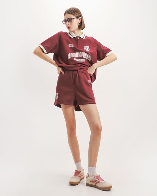 Short Rojo Jaretas