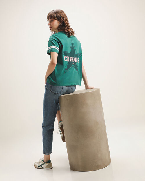 Playera Boxy Verde