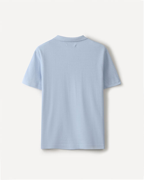 Polo Azul Bordado