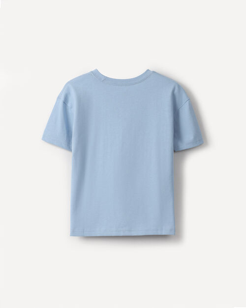Playera Relaxed Azul