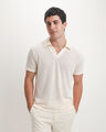 Polo Tejido Beige,BLANCO HUESO