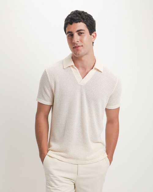 Polo Tejido Beige