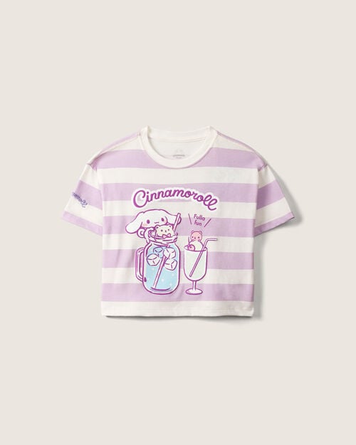 Playera Cropped Cinnamoroll