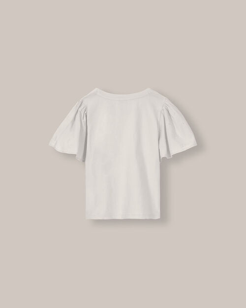 Playera Manga Eyelet