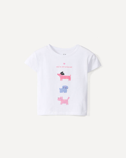 Playera Boxy Blanca