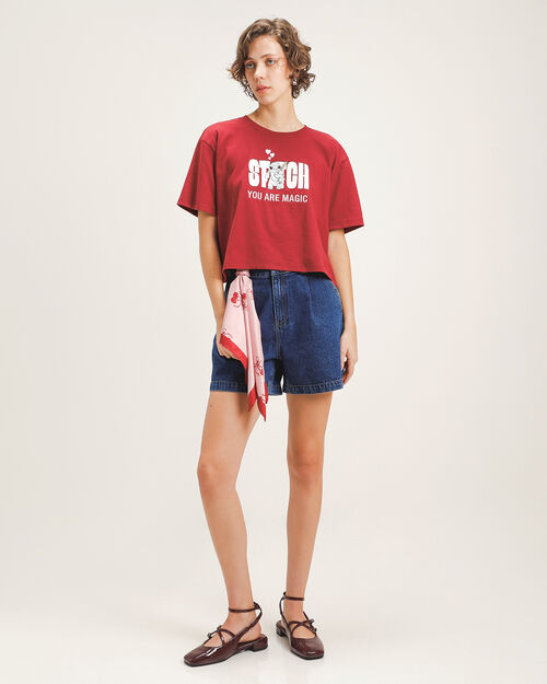 Short Azul Marino Fit Loose