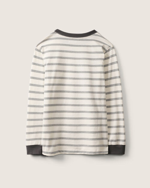 Playera Blanca Rayas