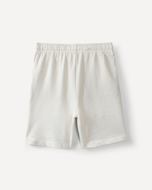 Short Beige Textura