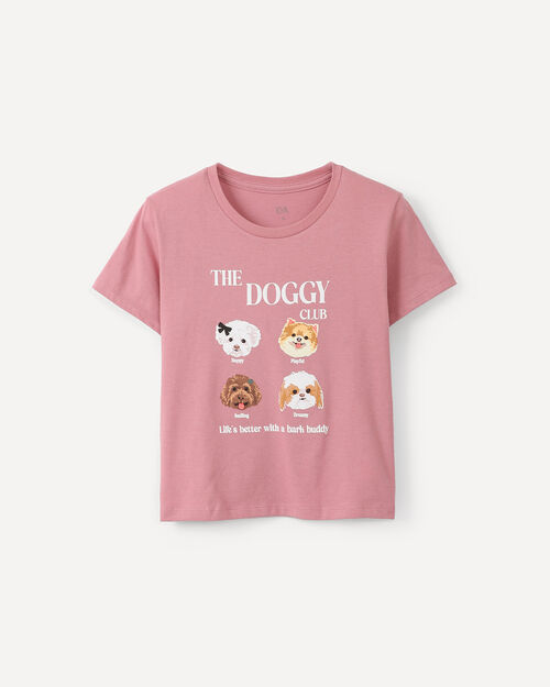 Playera Texto Doggy