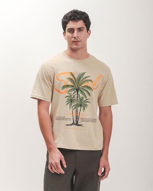 Playera Caf&eacute; Dise&ntilde;o Frontal