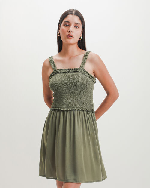 Vestido Corto Verde