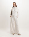 Pantal&oacute;n Blanco Wide Leg,BLANCO HUESO