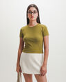 Playera Slim Verde,VERDE