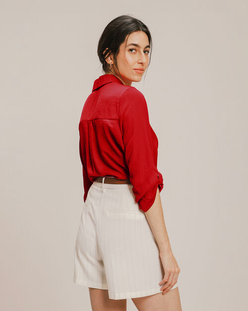 Blusa Túnica Roja