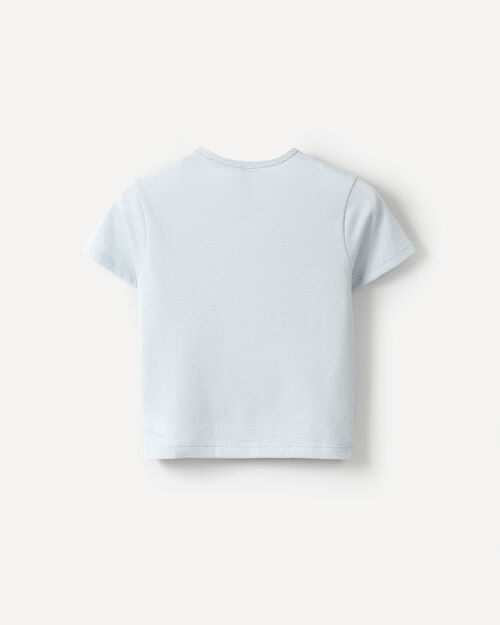 Playera Azul Textura