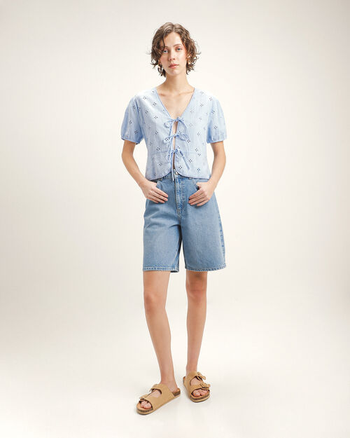 Bermuda Azul Mezclilla