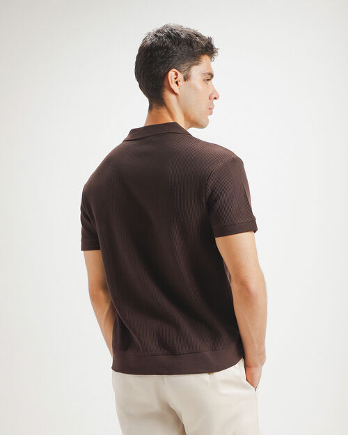 Polo Slim Manga Corta