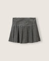 Falda Tableada Gris,GRIS