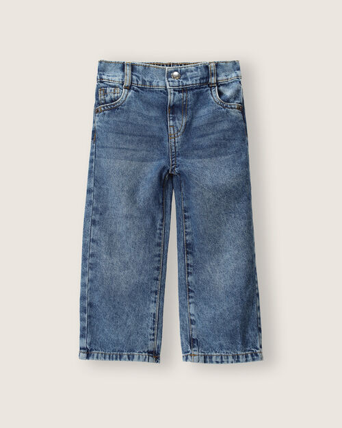 Jeans Wide Leg Azul