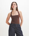 Top Halter Caf&eacute;,CAFE