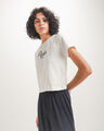 Playera Negra Gr&aacute;fico,BLANCO HUESO