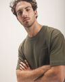Playera Beige Fit Relaxed,OLIVO