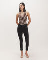 Jeans Efecto Lavado Push Up,NEGRO