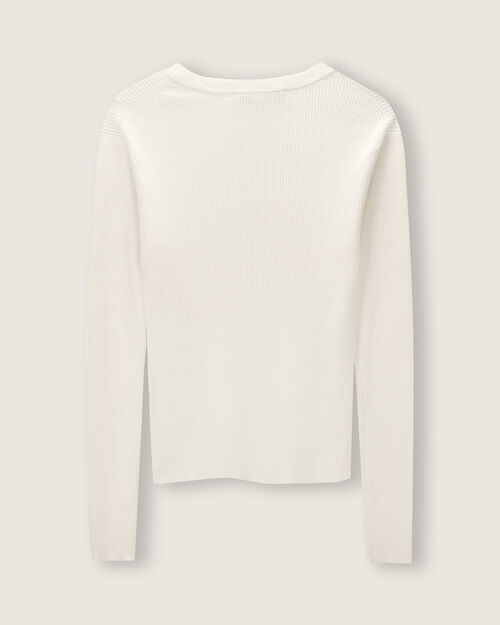 Top Blanco De Punto