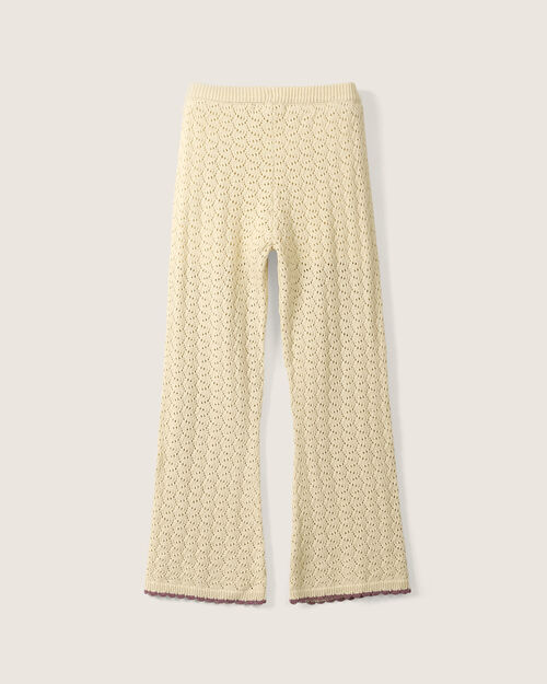 Pantal&oacute;n Beige De Punto