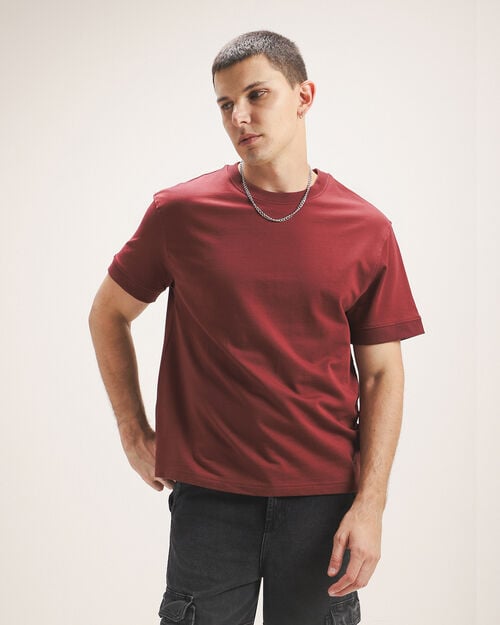 Playera Roja Manga Corta