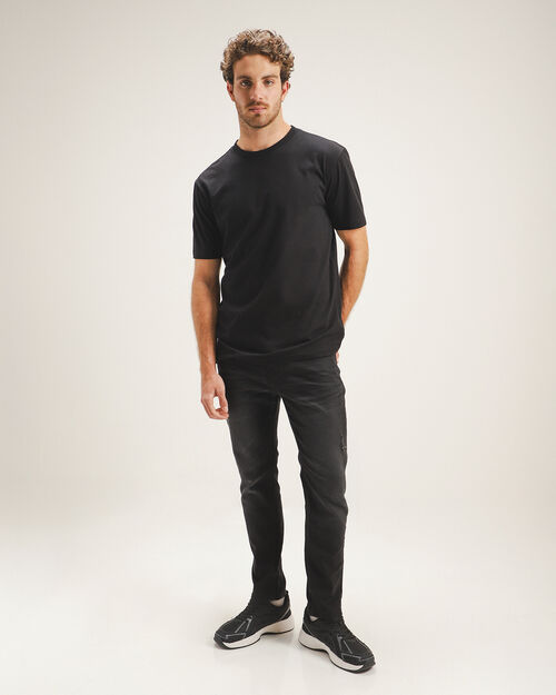 Jeans Negro Skinny Cropped