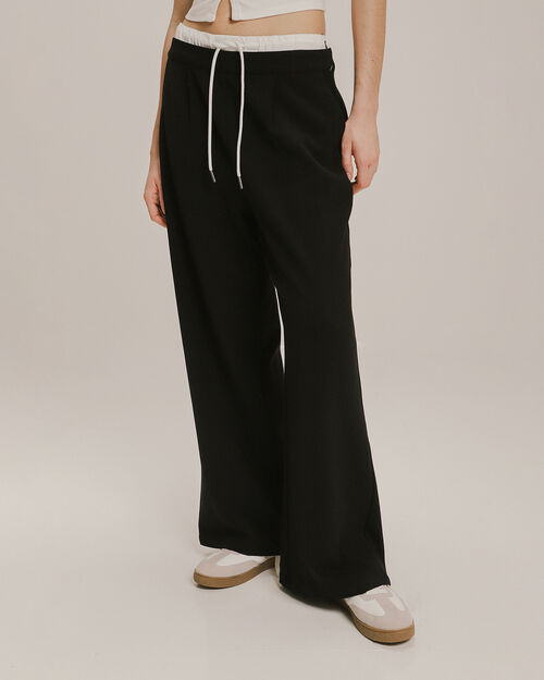 Pantalón Contraste Cintura