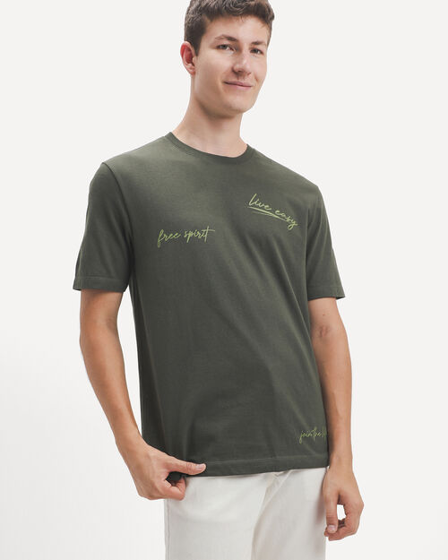 Playera Regular Verde