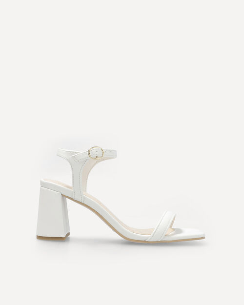 Sandalias Tac&oacute;n Blanco