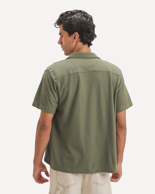 Camisa Olivo Relaxed