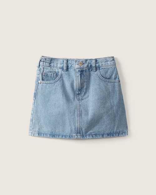 Falda Mini De Mezclilla