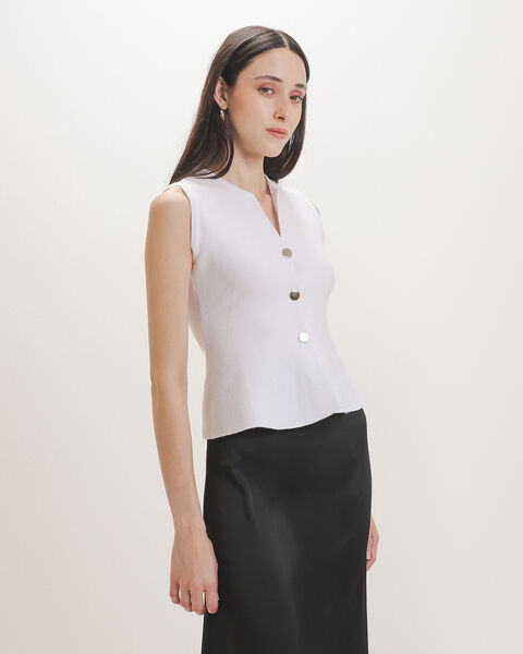 Top Peplum Tejido